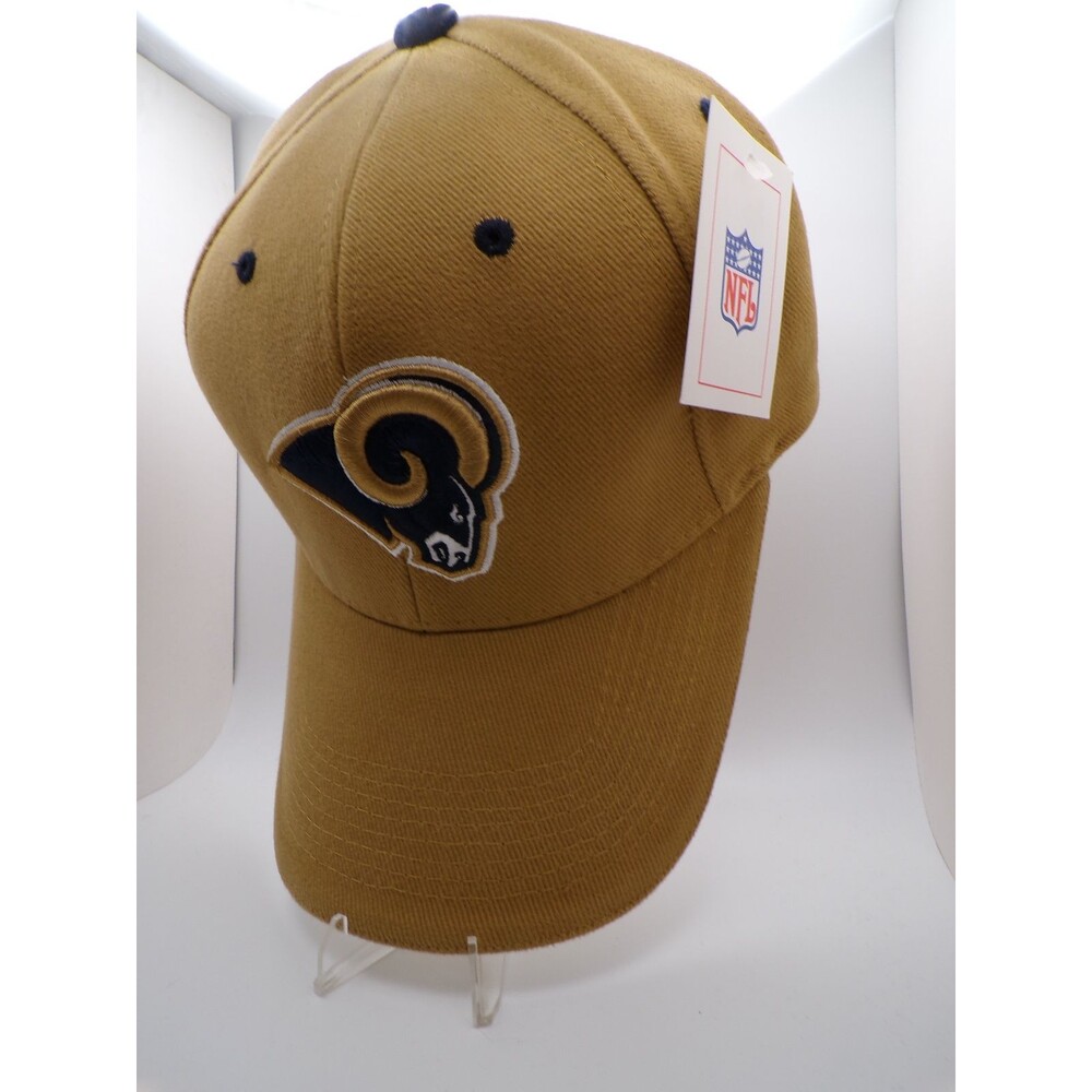 Los Angeles Rams Baseball Cap Gold Tan Adjustable Structured L